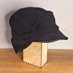 Patagonia Vintage Duckbill Trapper Hat Men’s Large 1998 Black Synchilla USA 90s